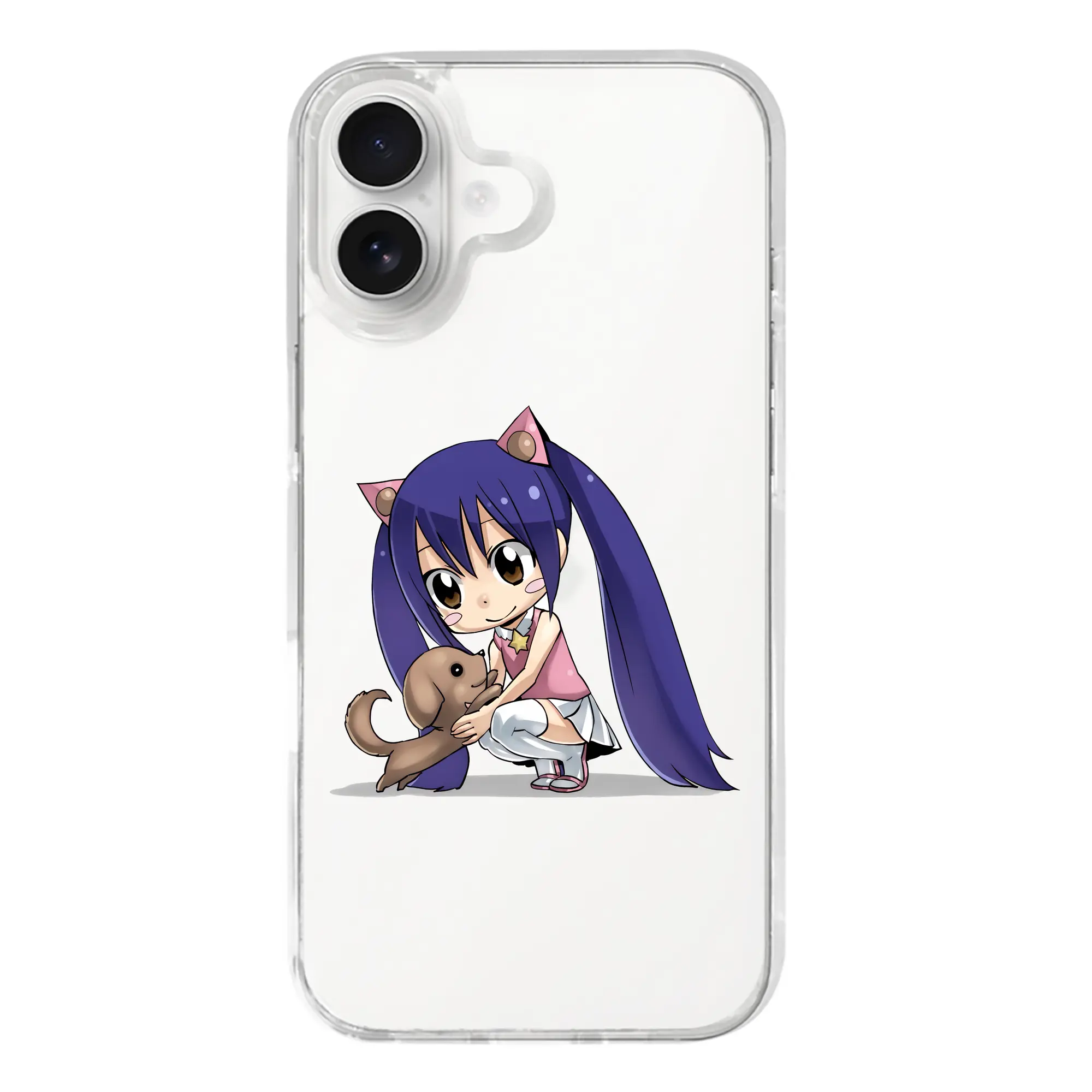 フェアリーテイル グッズ ウェンディ・マーベル - iPhone 17シリーズ 透明スマホケース – 薄型・耐衝撃・精密フィット保護カバー